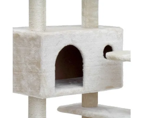 134cm Multi Level Cat Post in Beige