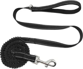 5-7FT Reflective Bungee Dog Leash, Anti-Pull for Shock Absorption Nylon Elastic Walking Leash for Small Medium Dogs/Cats