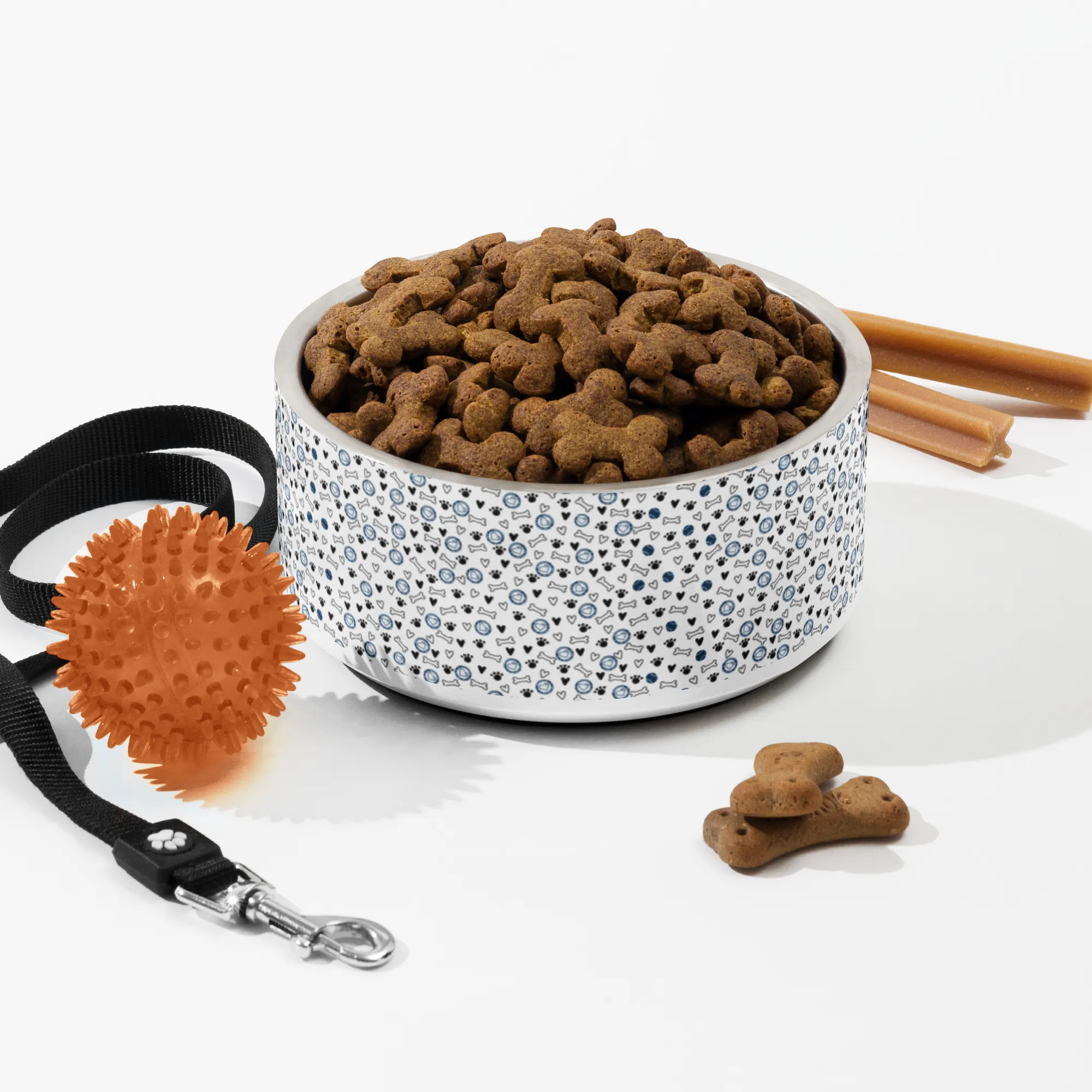 AA Logo All Over Bone Print Pet bowl