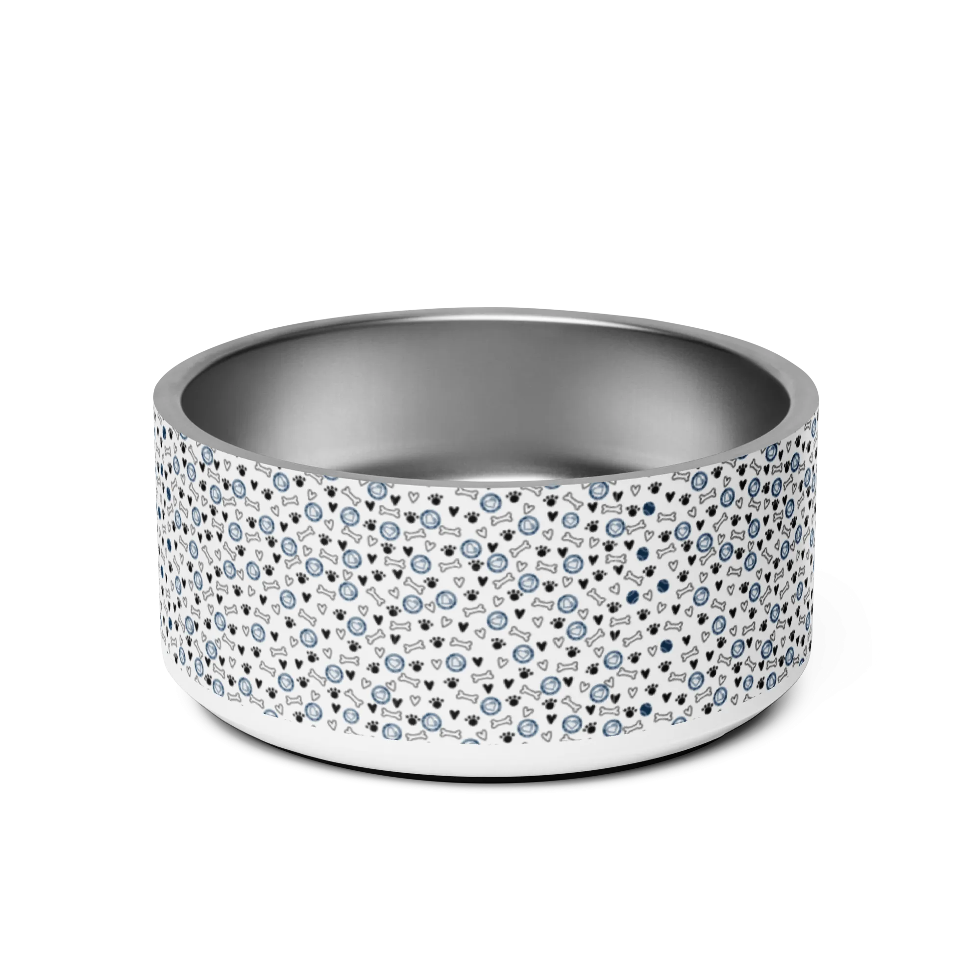 AA Logo All Over Bone Print Pet bowl