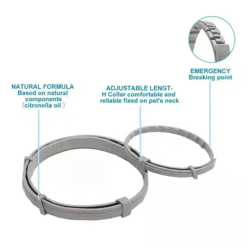 Adjustable Anti-Flea & Tick Collar for Dogs & Cats - 8 Month Protection