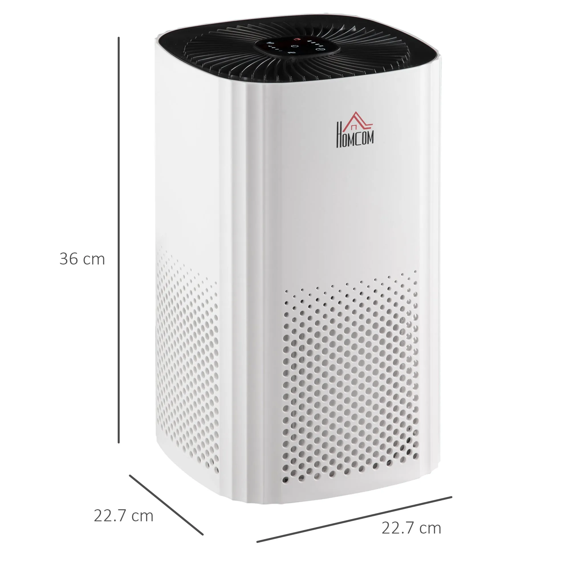 Air Purifiers for Bedroom with 3-Stage Carbon HEPA Filtration System