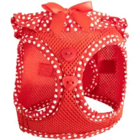 American River Choke-Free Dog Harness - Red Polka Dot