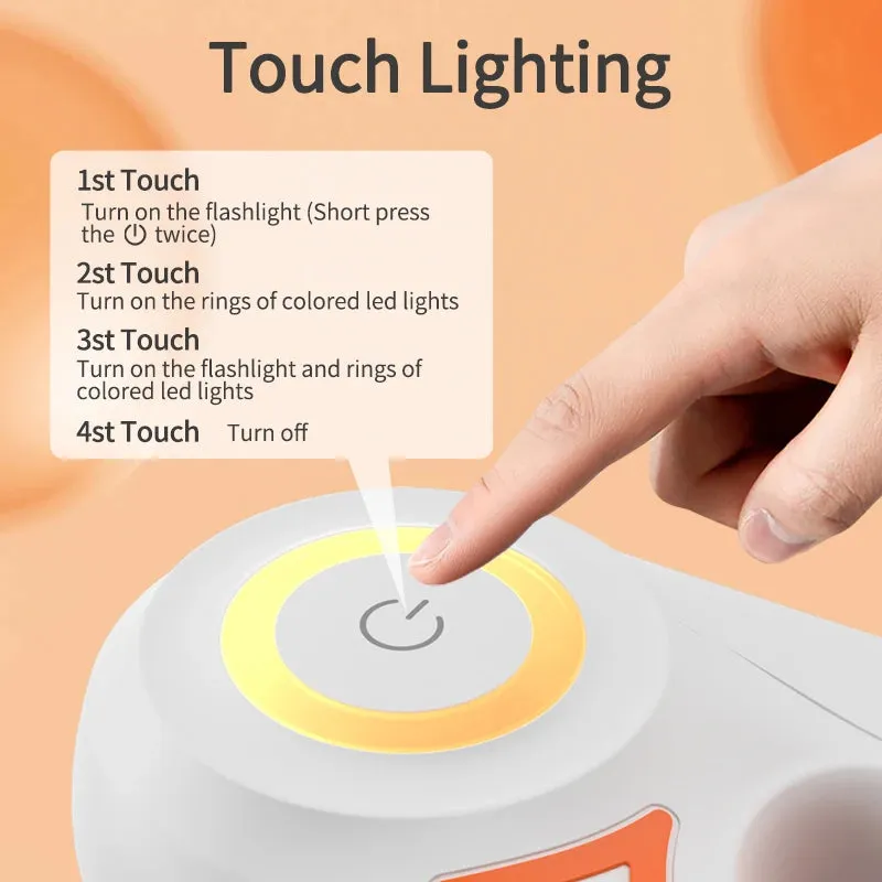 Automatic Retractable Dog Leash LED Luminous Leading Fashion Light Straps For Dog Puppy Pet Flexi Walking Running Lead