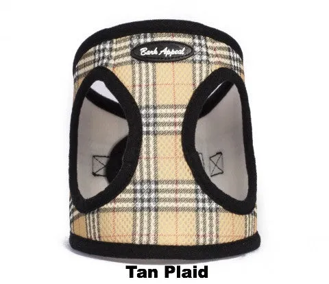 Bark Appeal Mesh EZ Wrap Plaid Harness