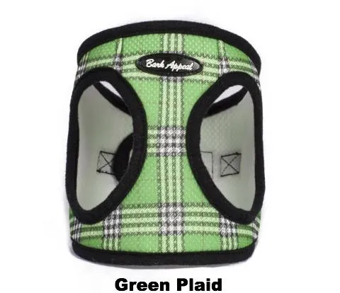 Bark Appeal Mesh EZ Wrap Plaid Harness