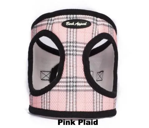 Bark Appeal Mesh EZ Wrap Plaid Harness
