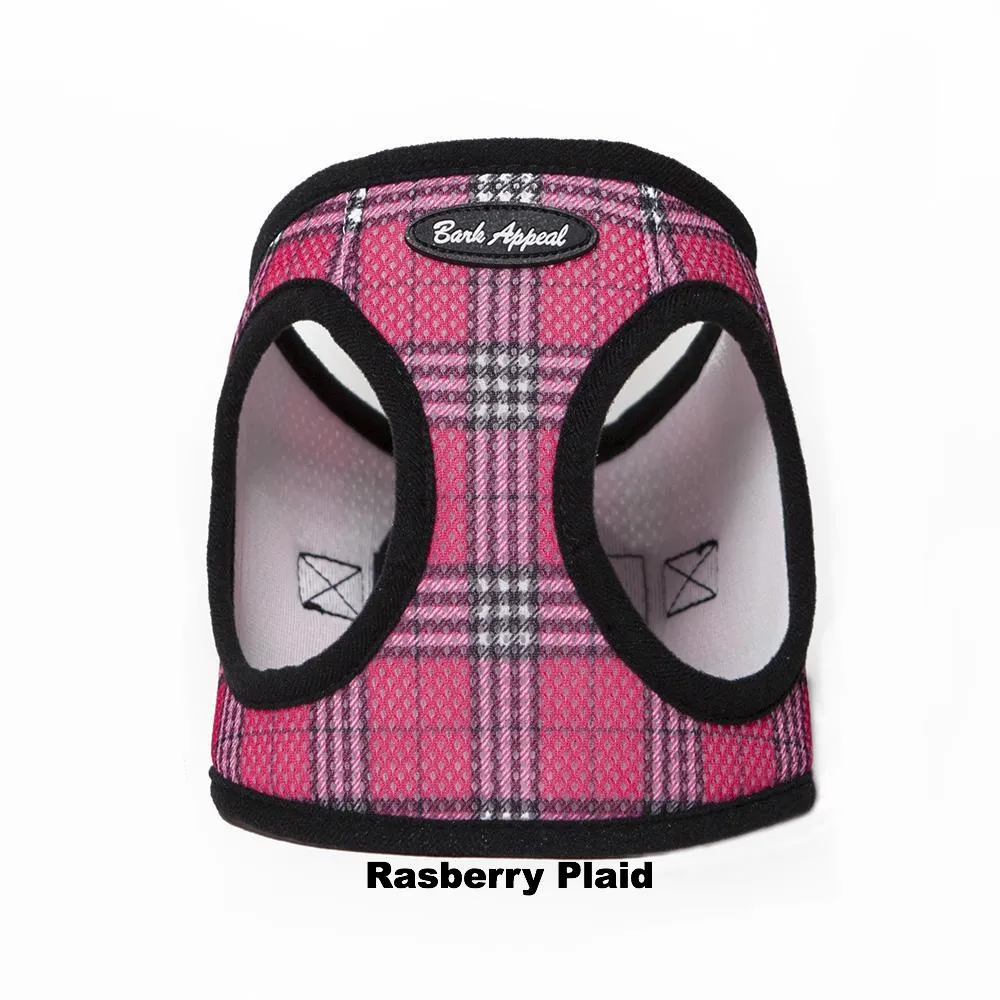 Bark Appeal Mesh EZ Wrap Plaid Harness
