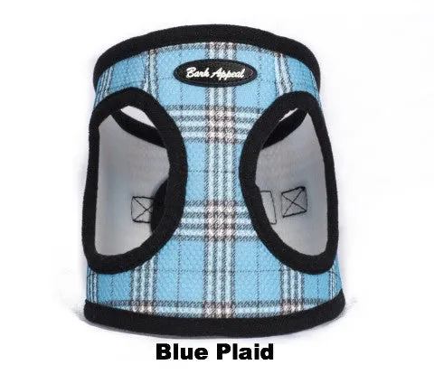 Bark Appeal Mesh EZ Wrap Plaid Harness