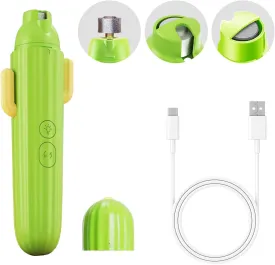 Bird Nail Grinder Upgraded Bird Nail Clipper with LED Lamp 2-Speed Electric Rechargeable Bird Beak Grinding Stone for Bird Parrot Budgerigars Parakeets Myna Conure Parakeets Finches Lovebirds