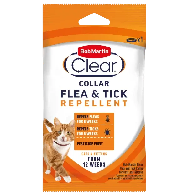 Bob Martin Clear Flea Collar for Cats & Kittens