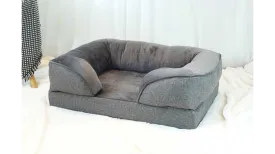 Brooklands Orthopedic Sofa Bed Grey 120x89cm