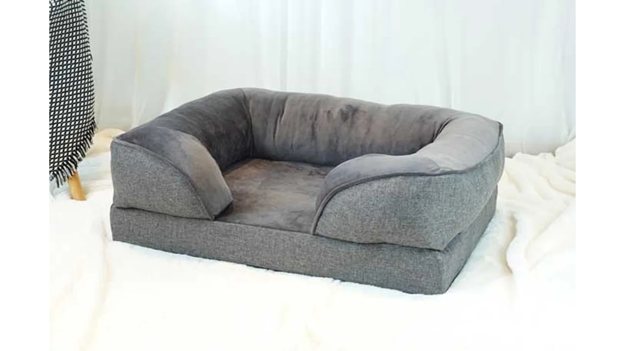 Brooklands Orthopedic Sofa Bed Grey 90x68cm