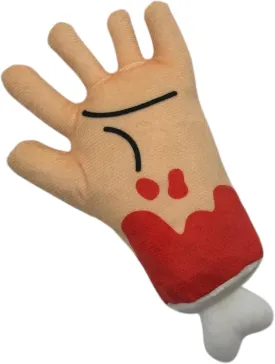 Crazy Dog T-Shirts Funny Catnip Toy for Cats  Severed Hand Design Plush Kicker  Soft Stuffed Bloody Hand Cat Chew Toy  Interactive Sarcastic Play for Indoor Feline Fun