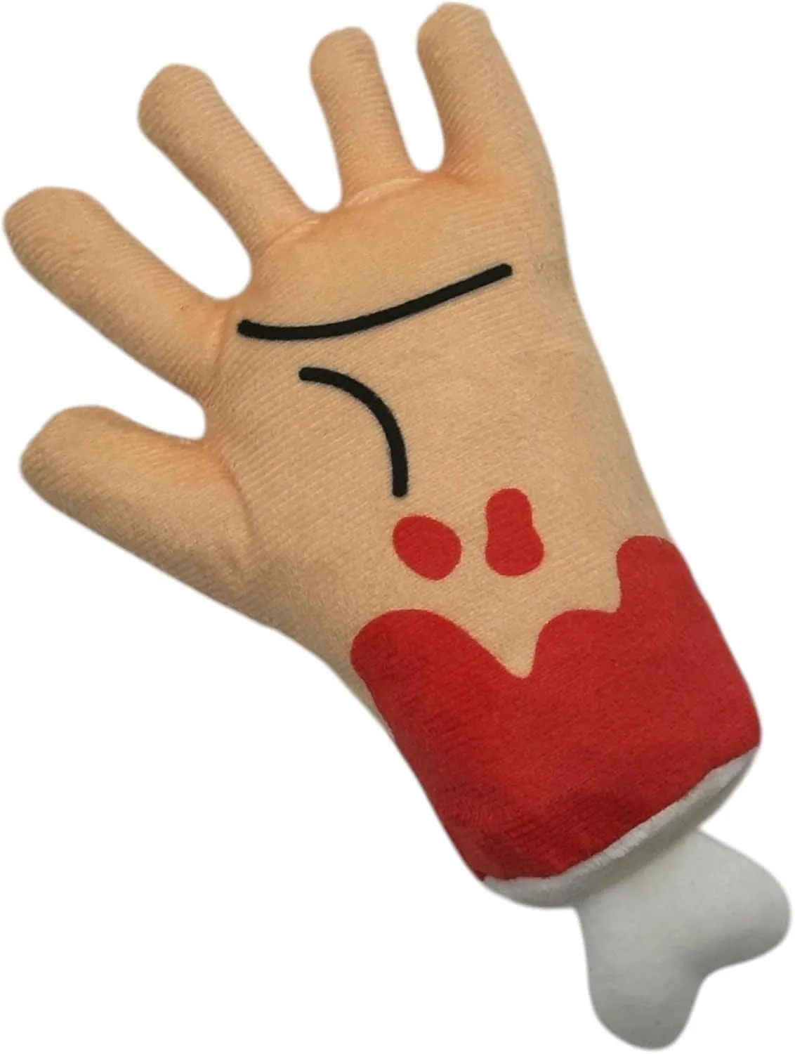 Crazy Dog T-Shirts Funny Catnip Toy for Cats  Severed Hand Design Plush Kicker  Soft Stuffed Bloody Hand Cat Chew Toy  Interactive Sarcastic Play for Indoor Feline Fun