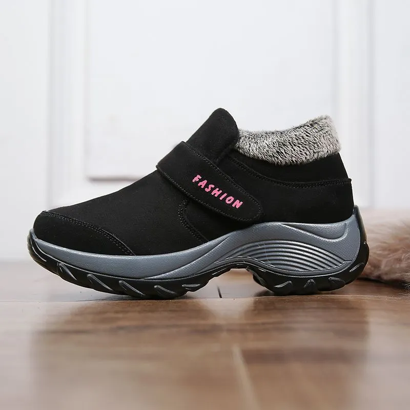Dyavor Women Plush Orthopedic Ankle Hiking Boots