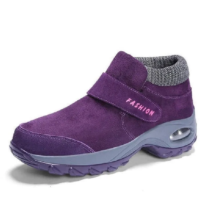 Dyavor Women Plush Orthopedic Ankle Hiking Boots