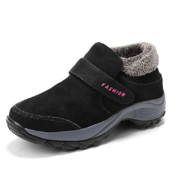 Dyavor Women Plush Orthopedic Ankle Hiking Boots