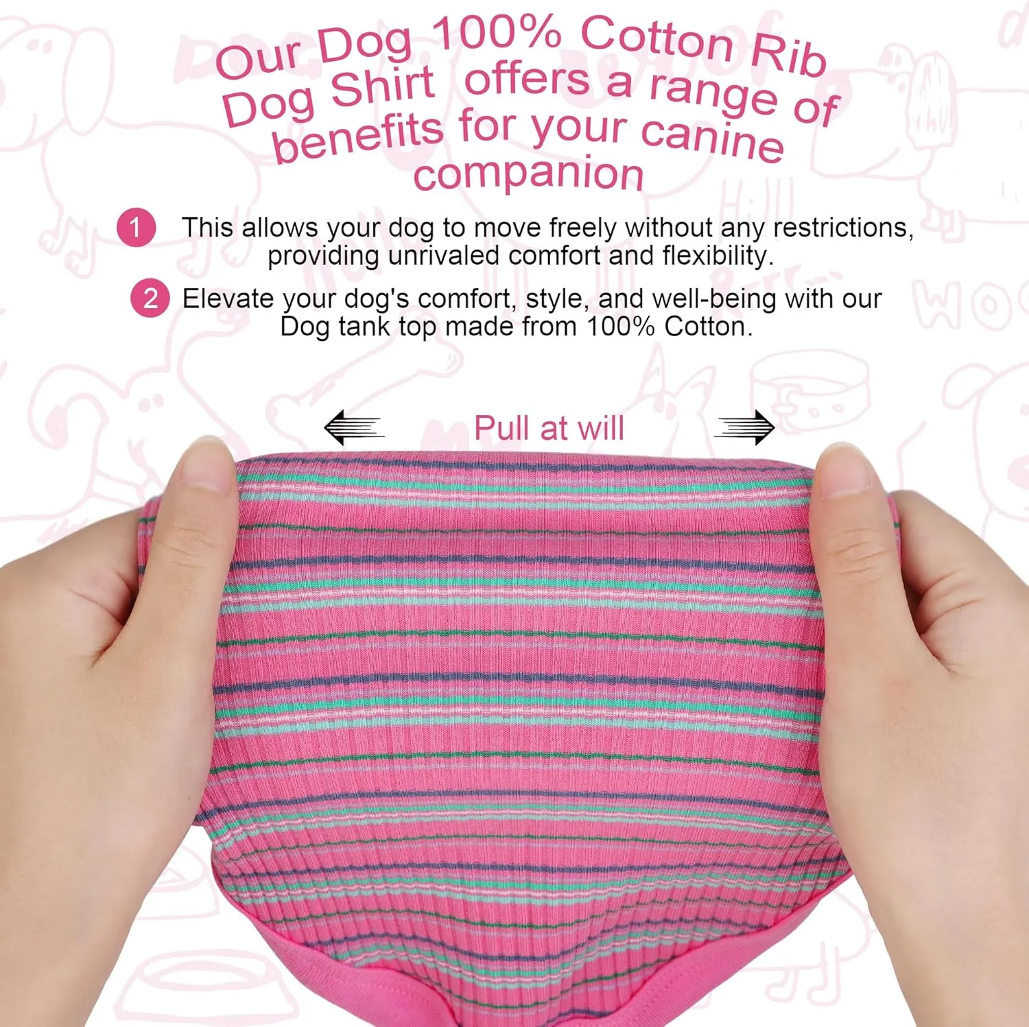 Elevate Your Pet's Comfort and Fashion: Premium 100% Cotton Rib Dog Shirt Vest for Small Breeds Like Chihuahuas, Yorkies, and Puppies .Year-Round Style with Tank-Style Puppy Attire Purple X-Small