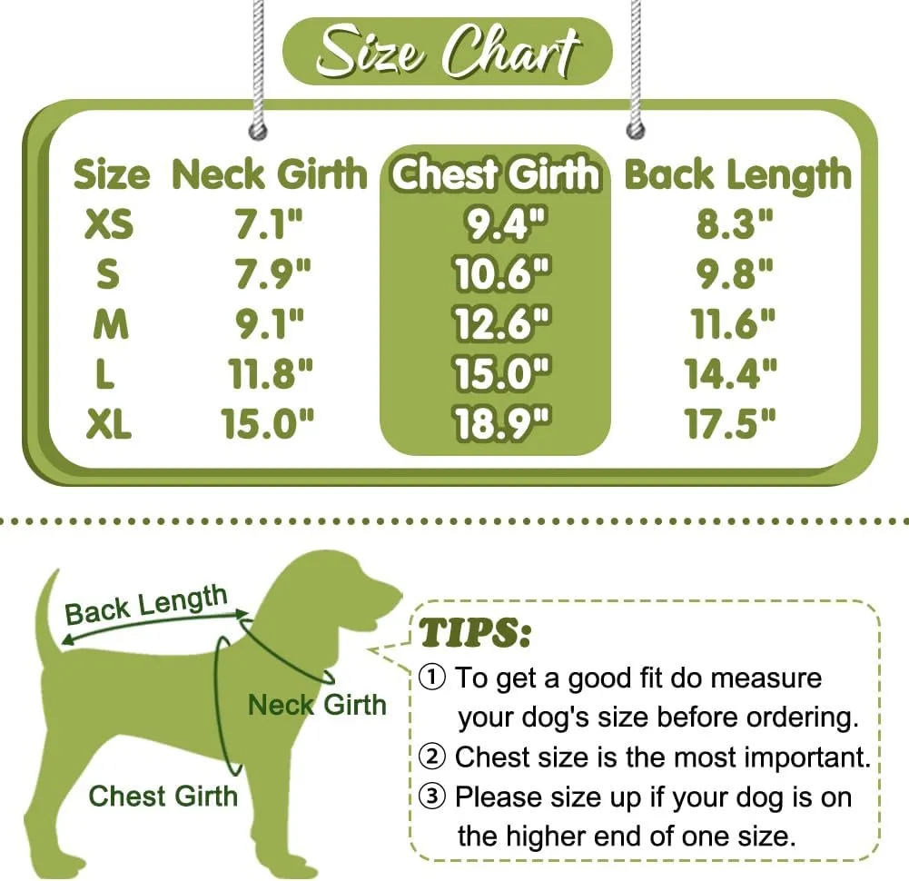 EMUST Large Dog Sweater with Sleeves, Soft Dog Turtleneck for Fall & Winter, DarkGreen XL