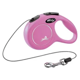 Flexi Classic Cord Retractable Cat Lead Pink