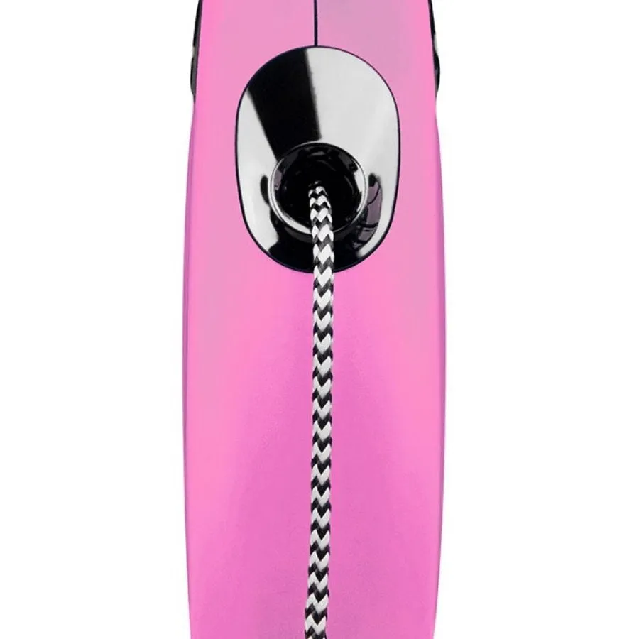 Flexi Classic Cord Retractable Cat Lead Pink