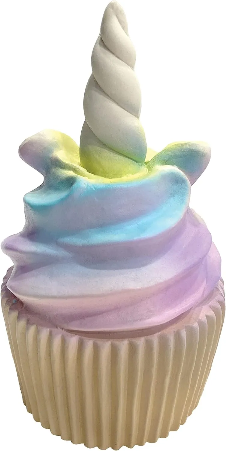 Fou Fou Dog - Rainbow Swirl Unicorn Cupcake