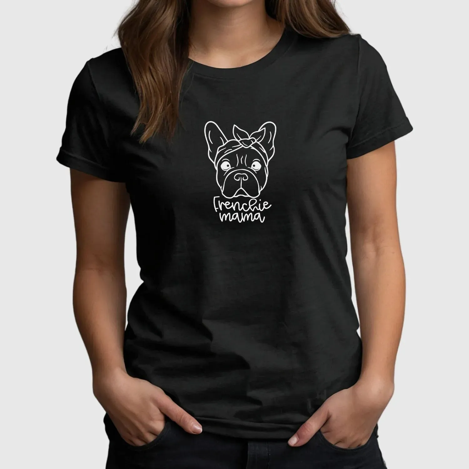 Frenchie Mum Tee - Dog Lover Gift - French Bulldog Graphic Top