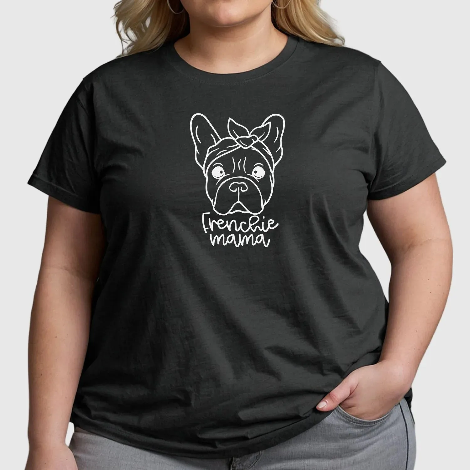 Frenchie Mum Tee - Dog Lover Gift - French Bulldog Graphic Top