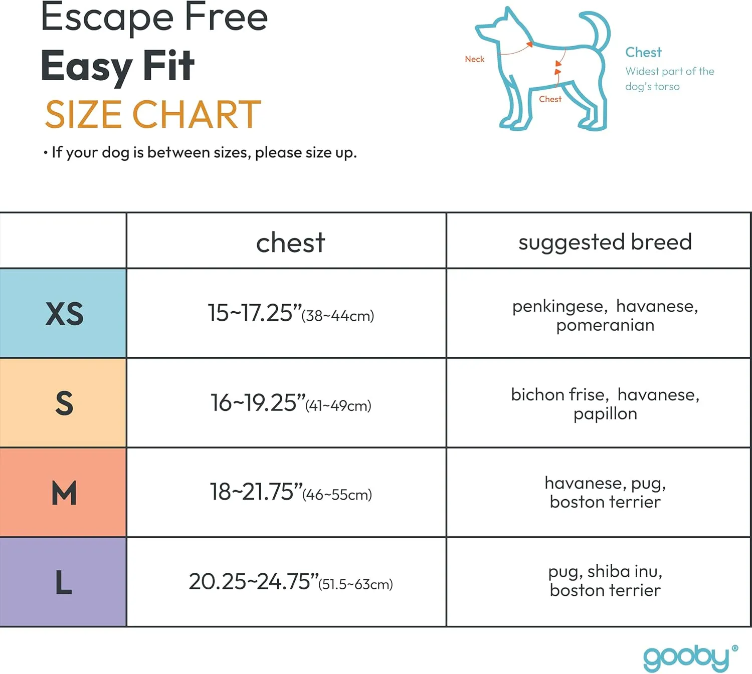 Gooby Escape Free Easy Fit Harness - Purple, Medium - No Pull Step-in Patented Small Dog Harness with Quick Release Buckle - Perfect On The Go No Pull Harness for Small Dogs or Medium Dog Harness