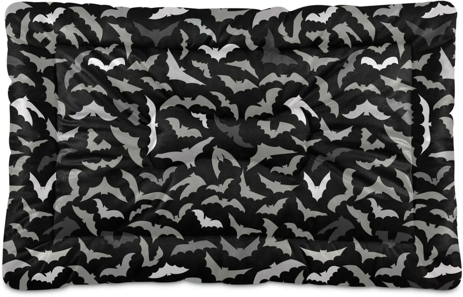 Halloween Bats Pet Bed Cute Dog Bed Mat Absorbing Non Slip Pad Pet Sleeping Mat for Small, Medium, and Large Dogs Puppy Cat 24 in x 18 in