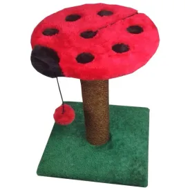 Haobay Lady Beetle Lounge Cat Post