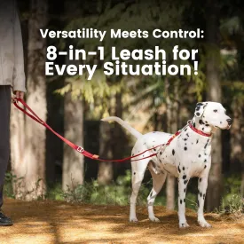 HOWGO Ultimate Dog Walking Bundle, 8-in-1 Hands-Free Leash & Tangle-Free Dual Dog Leash Combo for Solo or Multi-Dog Walks, Lightweight Nylon & Aviation Aluminum Desig
