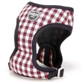 Hugo & Hudson Red Gingham Dog Harness