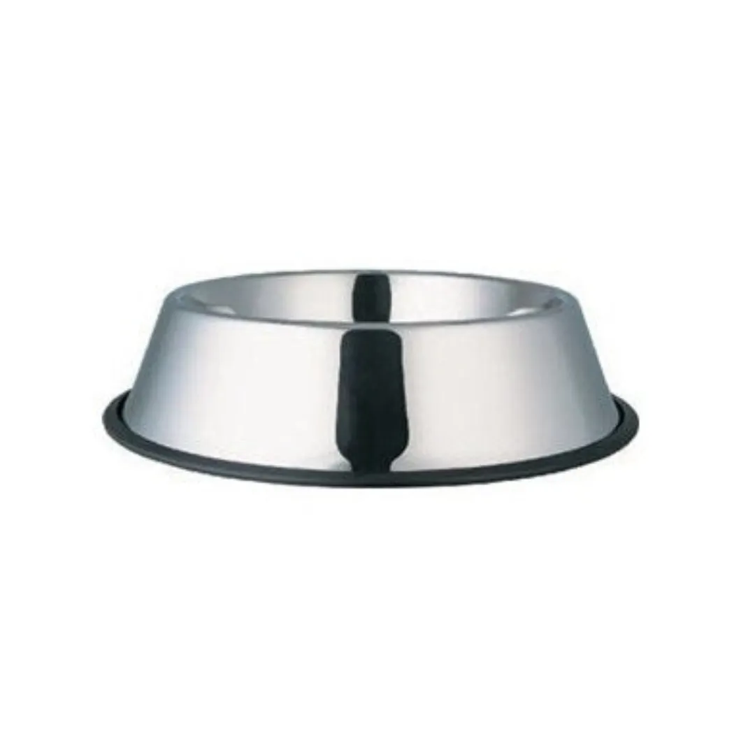 Indipets Stainless Steel No-Tip Dog Bowl