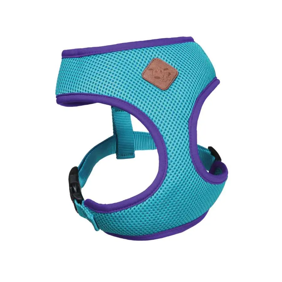 Kazoo Active Soft Walking Harness Aqua Purple