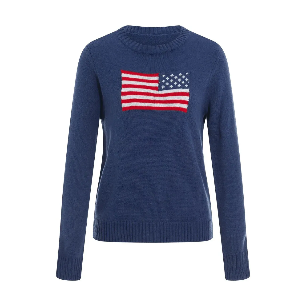 Knitted Sweater - American Flag