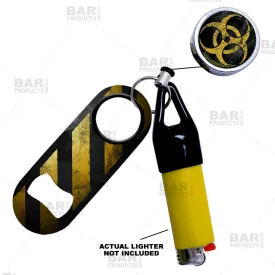 Kolorcoat™ Mini Opener, Reel and Lighter Leash® Clug SET - Hazard