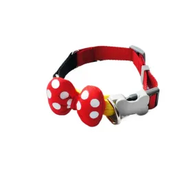 Loofie - Polka Dot Bow Pet Collar
