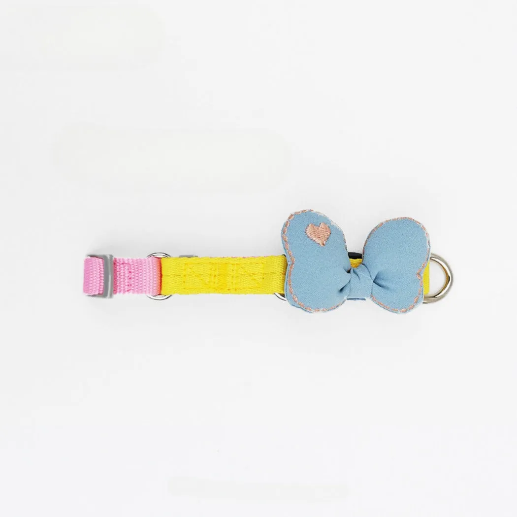 Loofie - Polka Dot Bow Pet Collar