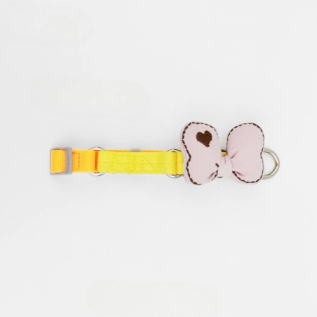 Loofie - Polka Dot Bow Pet Collar