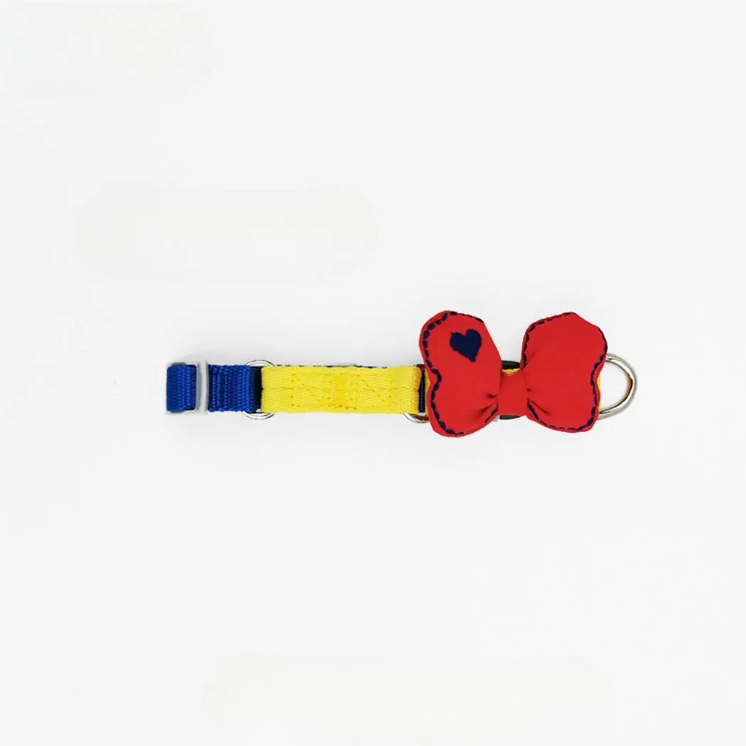 Loofie - Polka Dot Bow Pet Collar