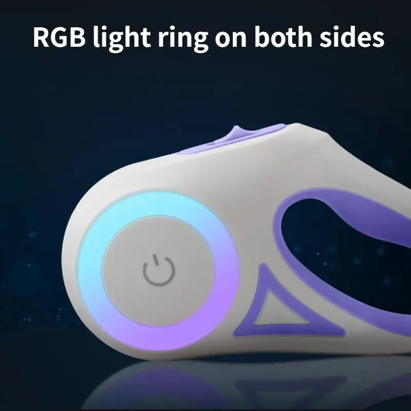 Luminous Lead: Retractable Dog Leash with LED Flashlight