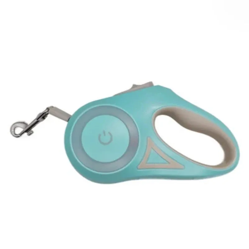 Luminous Lead: Retractable Dog Leash with LED Flashlight