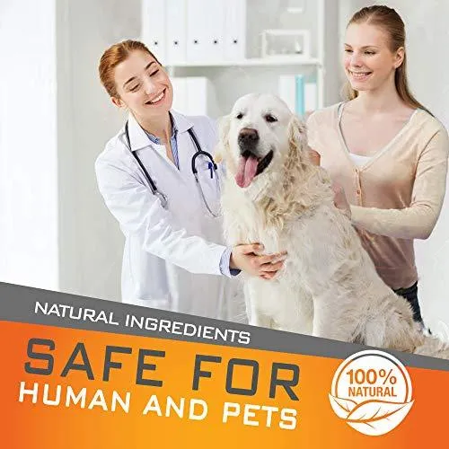 MASOLD Dog Flea and Tick Control Collar - 12 Months Flea and Tick Control for Dogs - Natural, Herbal, Non-Toxic Dog Flea Treatment - Waterproof Protection and Adjustable Best Flea Collar for Dogs