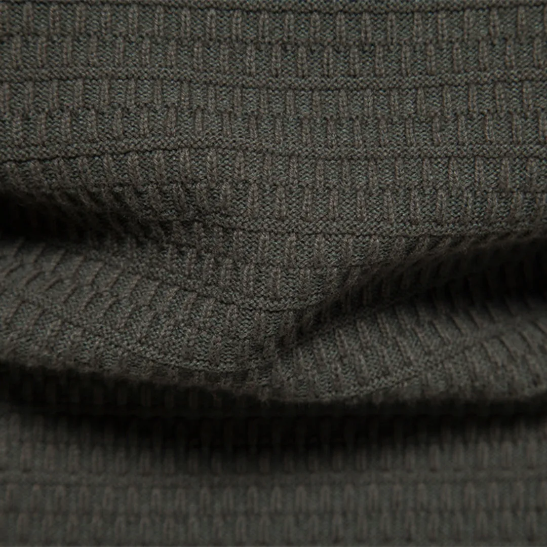 Men's Classic Cotton Knitted Long Sleeve Jumper with Button Detail | Ideal for Autumn/Winter