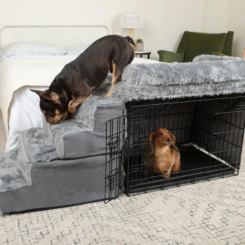 Paw Brands, Pet Bedside Sleeper Crate Kit & Stairs