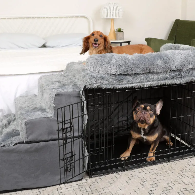 Paw Brands, Pet Bedside Sleeper Crate Kit & Stairs