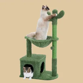 PAWZ Road Cactus 4 in 1 Sisal-Wrapped Cat Scratcher Tower