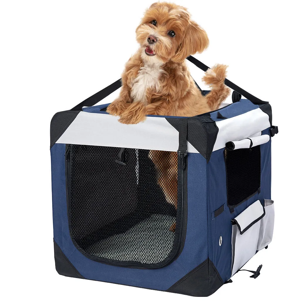 Pet Carrier Bag Dog Puppy Spacious Outdoor Travel Hand Portable Crate - M